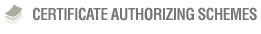Certificate Authorizing Schemes